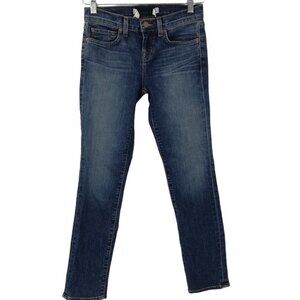 J Brand Moxie 7/8 Jeans Size 24 Skinny Cropped Ankle Stretch 5 Pocket Blue
